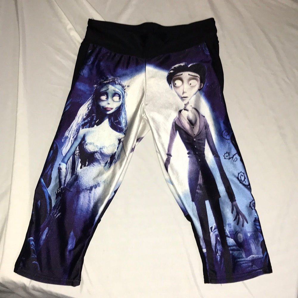 Corpse bride spandex pants (capris)